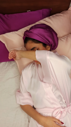 کلاه خواب تمام ابریشم لاین first class رازکوک